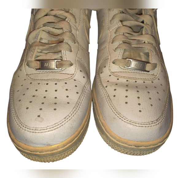 Nike Air Force One mid top basketball shoes men's size 8 - Picture 4 of 10